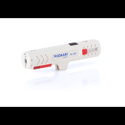Art. 30161_Jokari PC-CAT univerzalni skidač izolacije sa kabela za prijenos podataka s tankom PVC izolacijom od Ø 4,5-10mm (Cat 5, Cat 6, Cat 7)